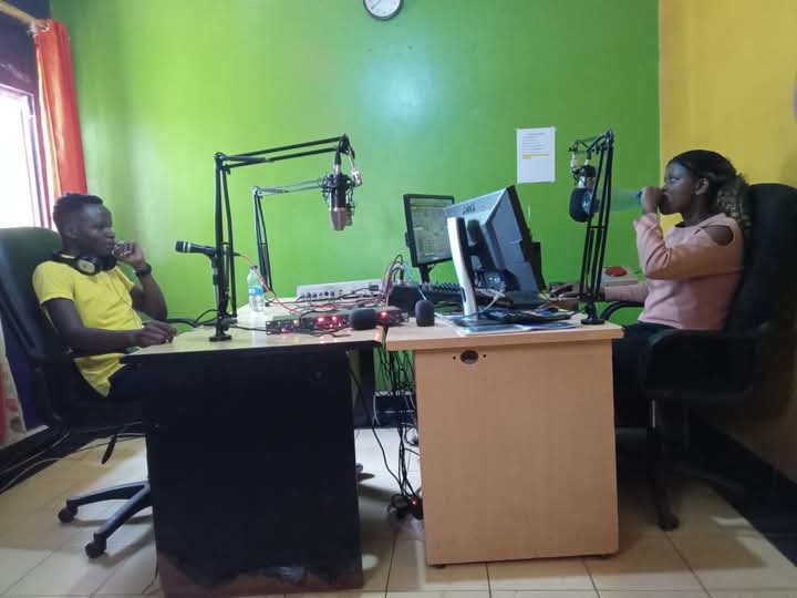 Obuola TV studio interview session